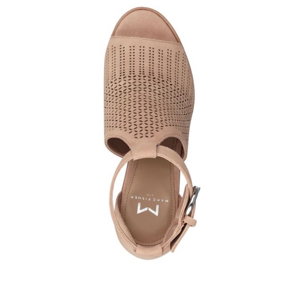 🔴LAST ONE🔴Marc Fisher LTD Vixen Peeptoe Sandal - Picture 7 of 8